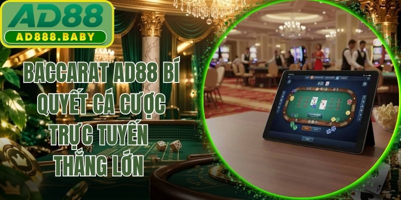 Baccarat AD88 Bí Quyết Cá Cược Trực Tuyến Thắng Lớn