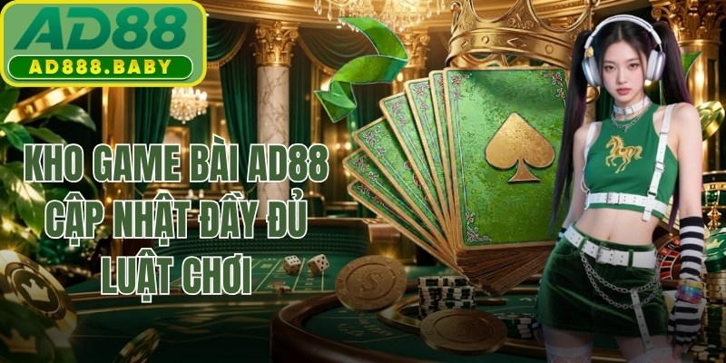 Kho game bài AD88 cập nhật đầy đủ luật chơi