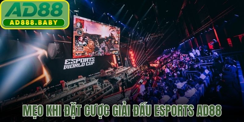 Mẹo khi bạn chọn và đặt cược giải đấu esports AD88