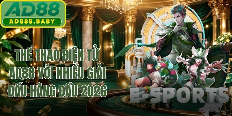 Thể thao điện tử AD88 với nhiều giải đấu hàng đầu 2026
