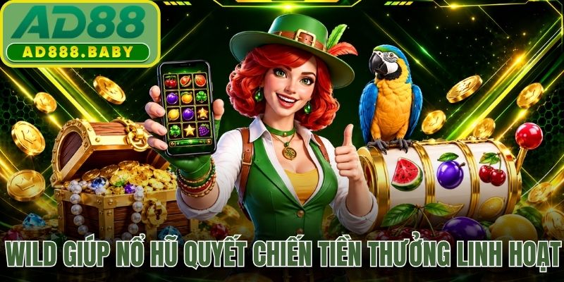 Wild giúp nổ hũ quyết chiến tiền thưởng linh hoạt